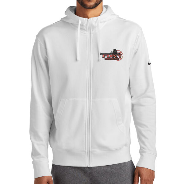   - Club Fleece Sleeve Swoosh Full Zip Hoodie Thumbnail