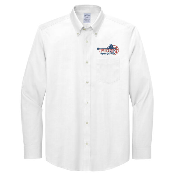   - Tall Wrinkle Free Stretch Pinpoint Shirt Thumbnail