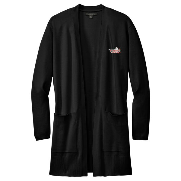   - Women's Open Front Cardigan Sweater Thumbnail