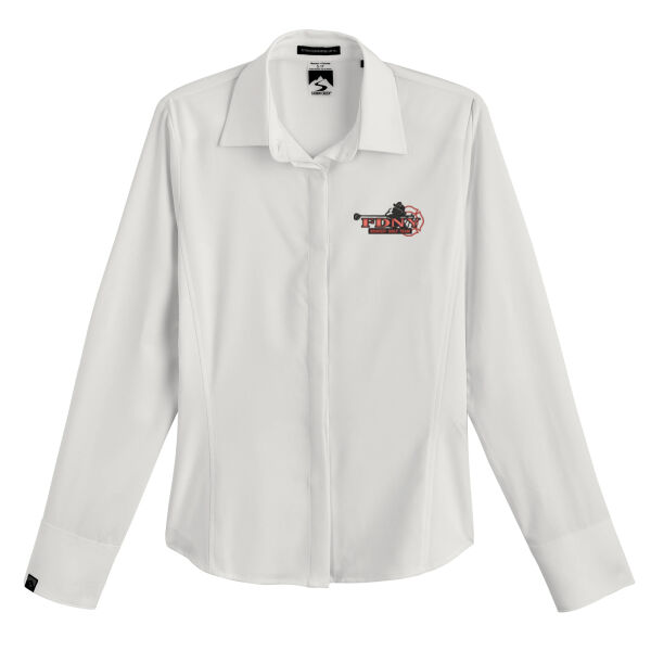   - Women's Executive 4-Way Stretch Solid Button Up Thumbnail