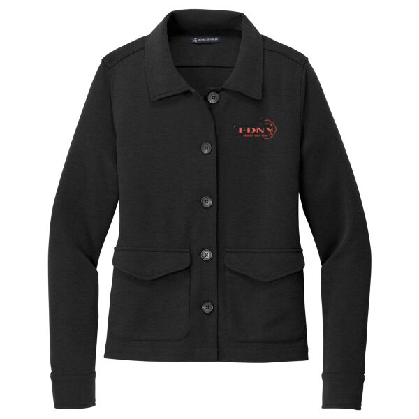   - Women's Mid Layer Stretch Button Jacket Thumbnail