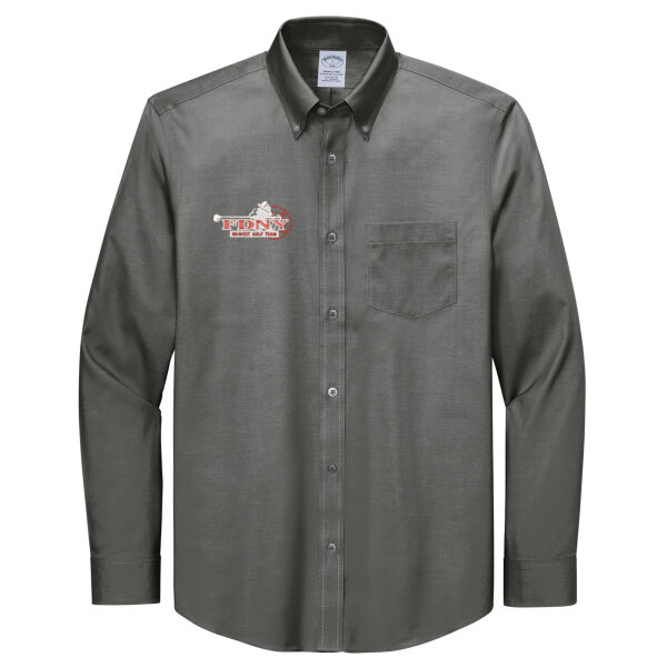   - Tall Wrinkle Free Stretch Pinpoint Shirt Thumbnail