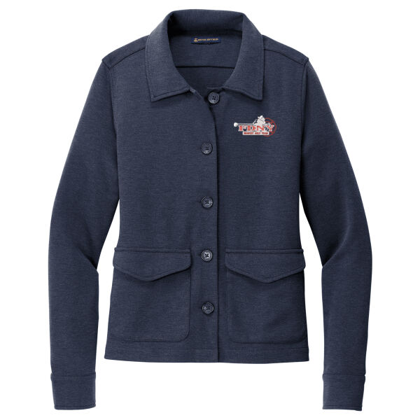   - Women's Mid Layer Stretch Button Jacket Thumbnail