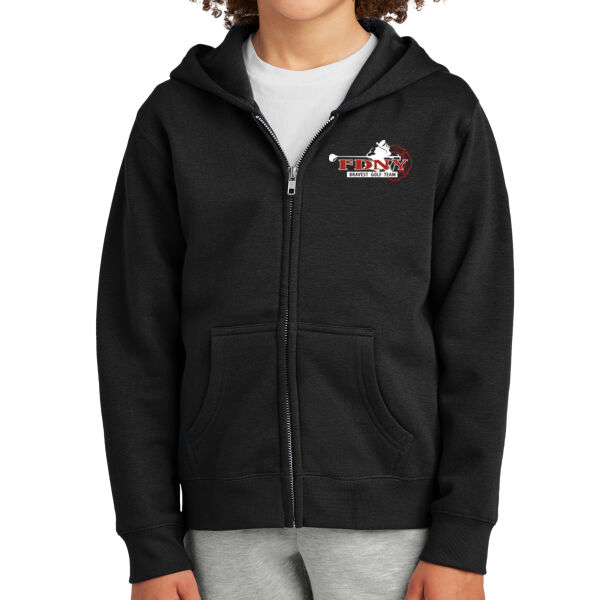   - Youth V.I.T. Fleece Full Zip Hoodie Thumbnail
