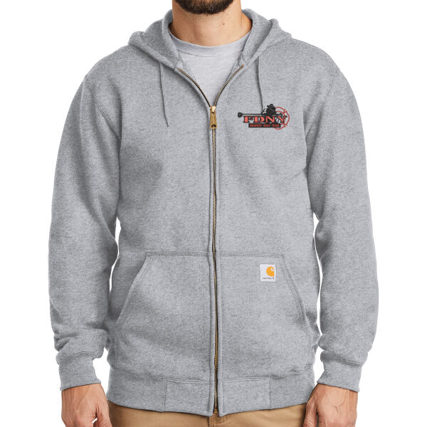  - Midweight Hooded Zip Front Sweatshirt Thumbnail